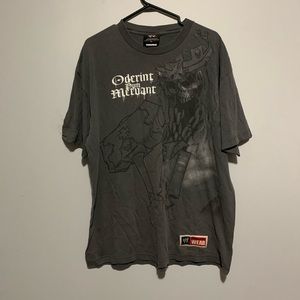 Vintage Triple H Skulls all over print shirt